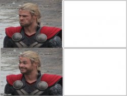 Thor Mad Happy Meme Template