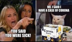 no, i have a case of corona beer WTF Meme Template