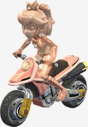 Pink Gold Peach Bike Meme Template