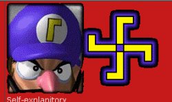 Waluigi Swastika! Meme Template