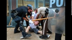 Cops beat white man for resisting arrest Meme Template
