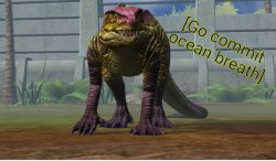 Go commit ocean breath Postosuchus Meme Template