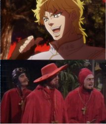 Dio expects the spanish inquisition Meme Template