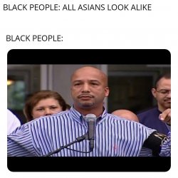 Racist black people meme Meme Template