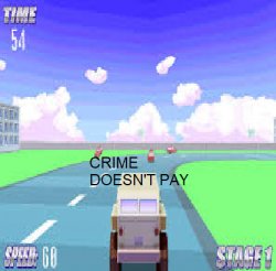 Crime doesn't pay! Meme Template