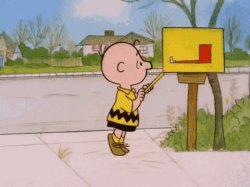 Charlie Brown Mailbox Meme Template