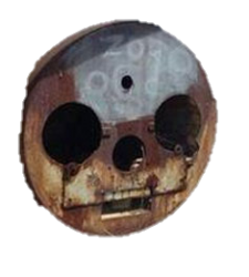 Thomas the Tank Engine Meth Face sticker Meme Template