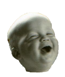 Laughing Baby sticker Meme Template