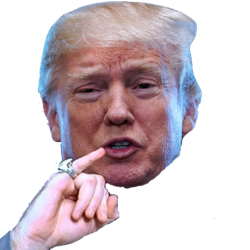Dr Evil Trump sticker Meme Template