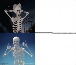 Drake the Skeleton Meme Template