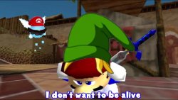 i don't want to be alive smg4 Meme Template