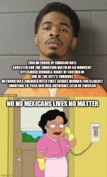 imgflip says murdered mexicans is ok Meme Template