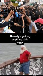 Nobodys getting anything this year Meme Template
