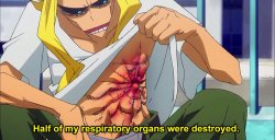 half of my respiratory organs were destroyed Meme Template