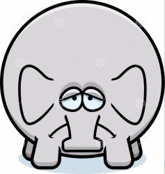 sad elephant GOP Republican loser Meme Template