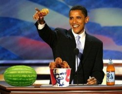 obama fried chicken Meme Template