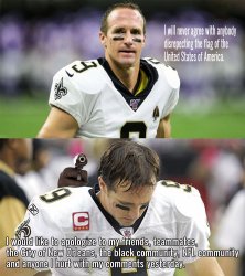 Drew Brees Apology Meme Template