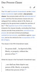 Due Process Clause Meme Template