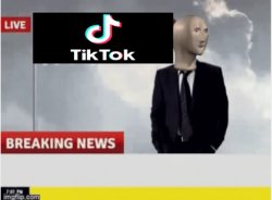 Tiktok news Meme Template