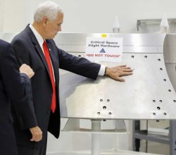 Pence touching space equipment Meme Template