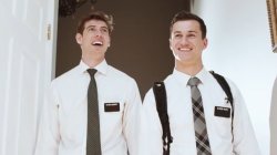 LDS Missionaries Meme Template