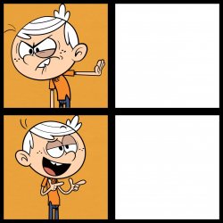 Lincoln Loud Meme Template