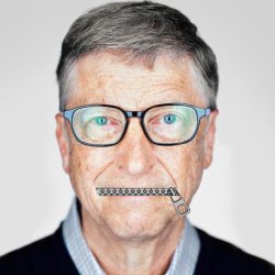 Bill Gates shut up Meme Template