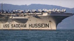 USS Saddam Hussein Meme Template