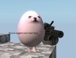 You've Egged Your Last Dog Meme Template