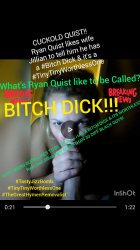 Ryan Quist the Bitch Dick Cuckold Kinkster likes 2 be PISSED ON! Meme Template