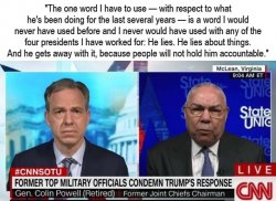 Colin Powell Trump Is A Liar Meme Template