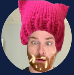 Man of s3x with a cum stained face Meme Template