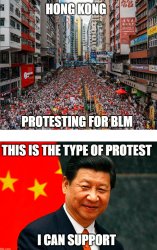 hong kong protest Meme Template
