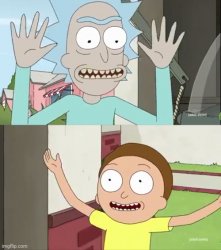 100 Years Rick And Morty Meme Template