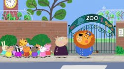 Peppa at the zoo Meme Template