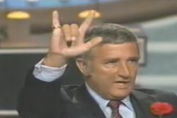 Richard Dawson Horns Meme Template