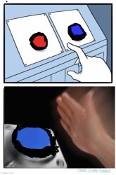 Red and Blue Meme Template