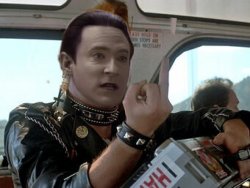 Data as the Punk from Star Trek 4 Meme Template