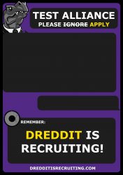 DREDDIT is recruiting! - purple Meme Template