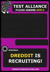 DREDDIT is recruiting! - pink Meme Template
