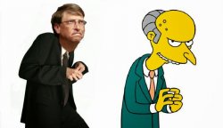 Bill Gates & Mr. Burns Meme Template