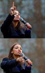 AOC Says Something Stupid 3 Meme Template