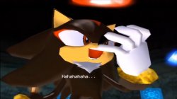 Shadow the Hedgehog laughs at your misery Meme Template