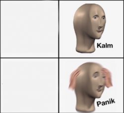 kalm panik Meme Template