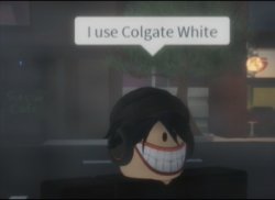 I use Colgate White With Captions Meme Template