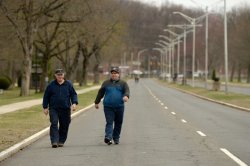 walking in street Meme Template