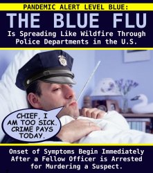 The Blue Flu Meme Template