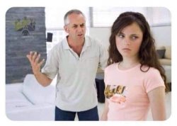 DAD & TEEN DAUGHTER 2 Meme Template