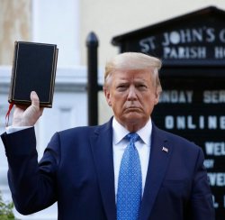 St. Donald Meme Template