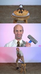 Dad hammer Meme Template